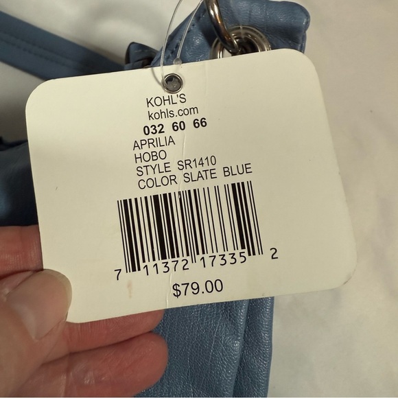 Sienna Ricchi Sky Blue Hobo Bag - Picture 12 of 12